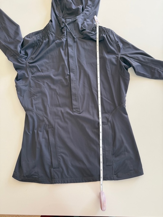 Athletes-Gray-1/4-Snap-Pullover-Kangaroo Pocket-Athletic-Athleisure-S - Picture 10 of 11